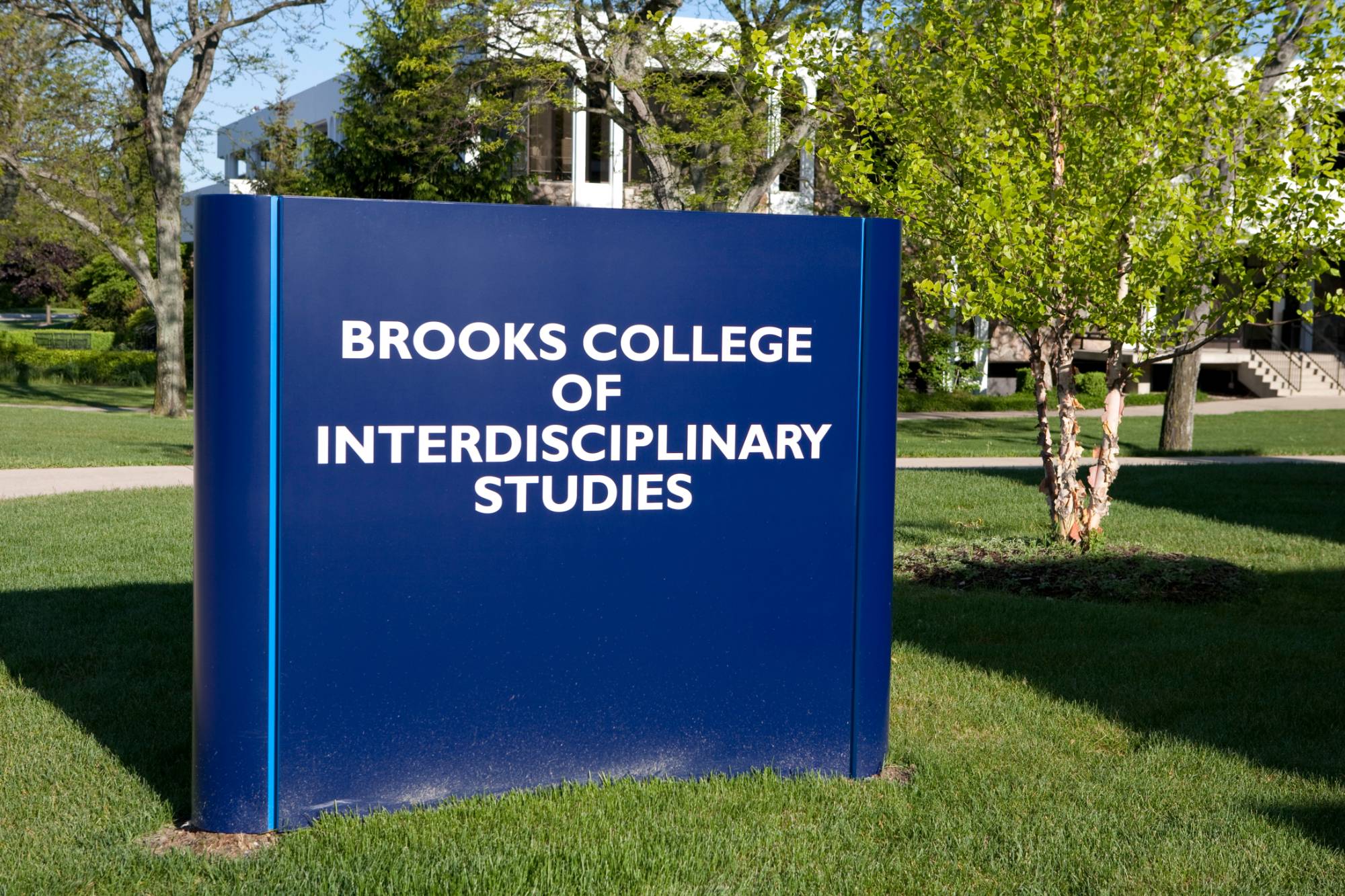Sign of Brooks College of Interdisciplinary Studies
